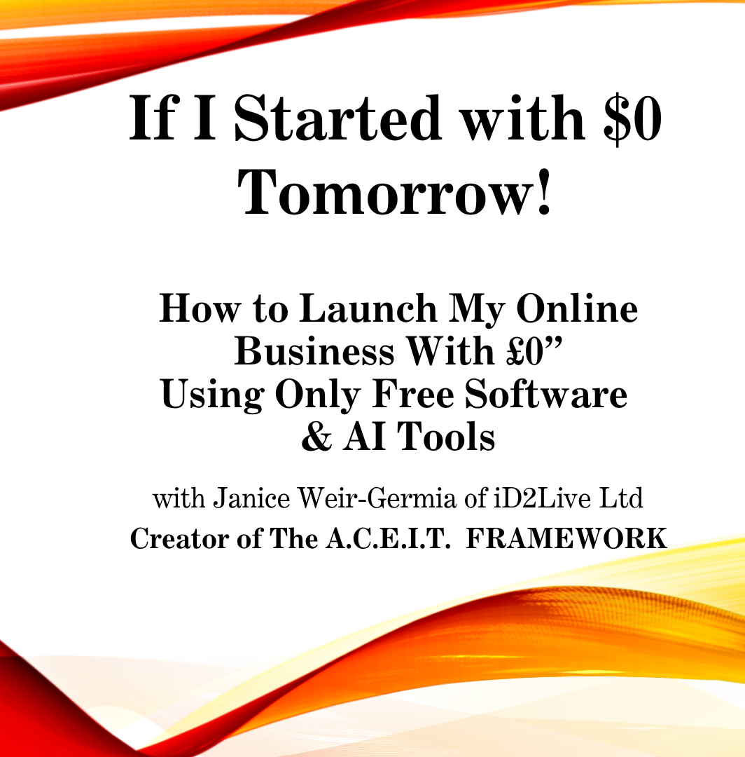 start from zero dollars using only free software and ai tools