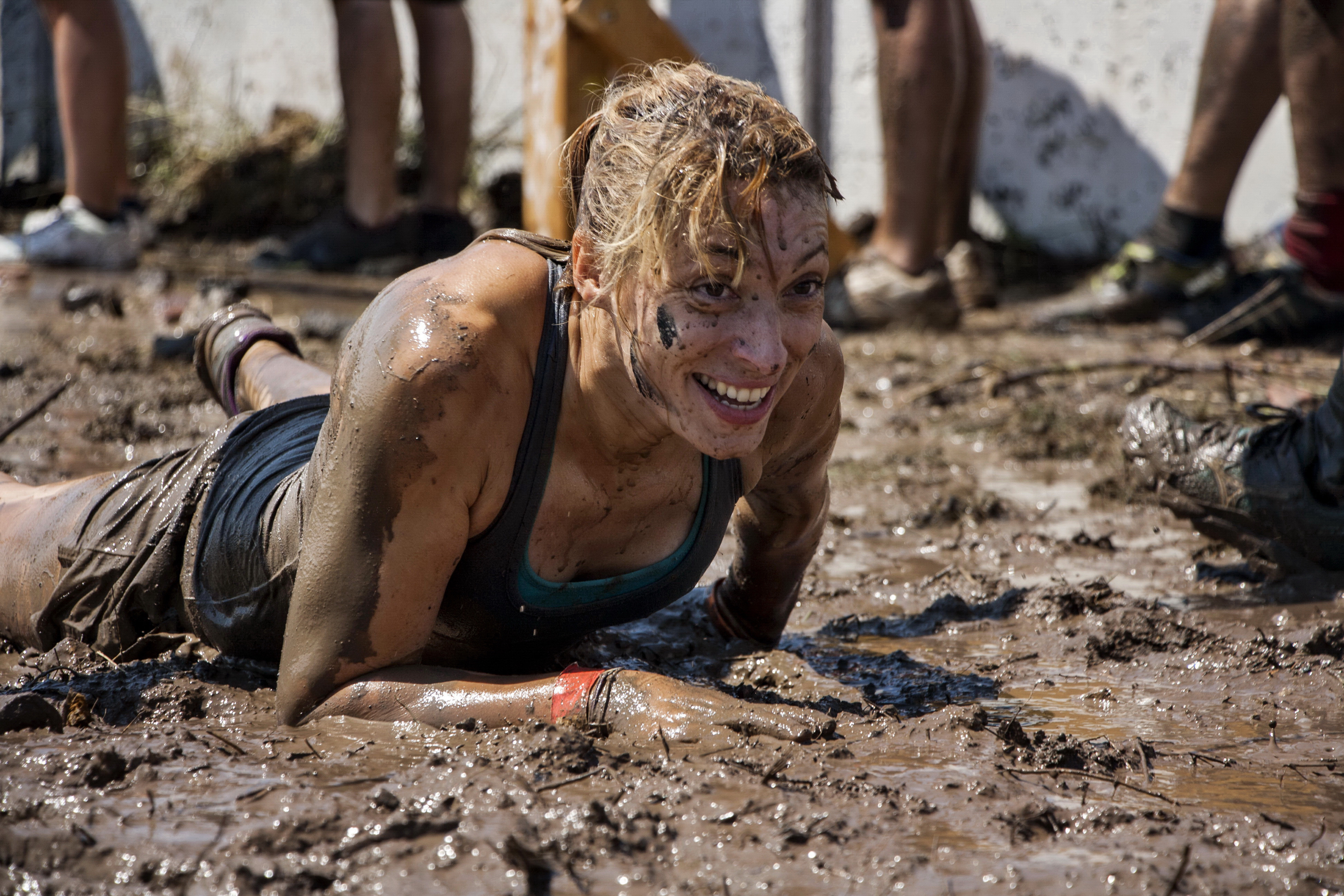 Femme prête au combat