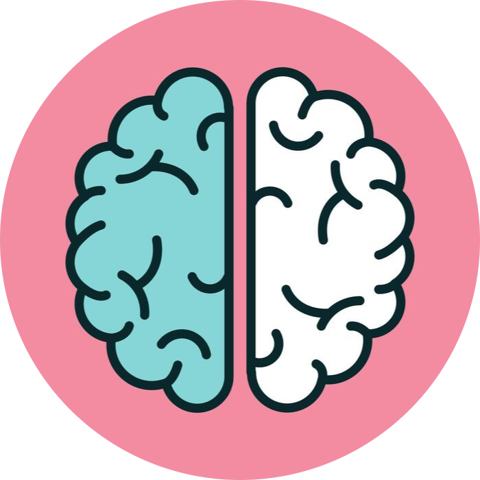 Illustration of a brain sprouting botanicals