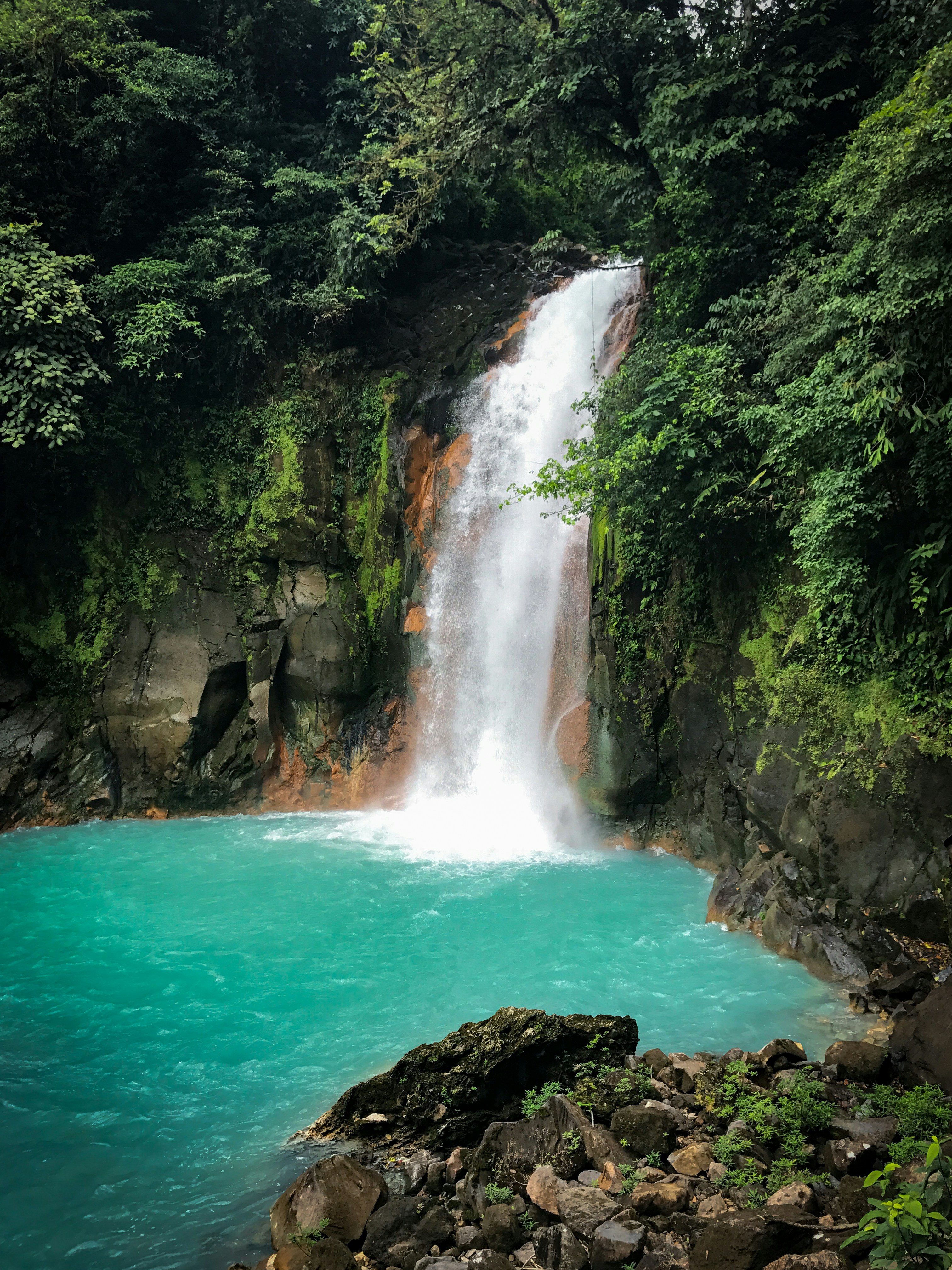 A waterfall in gorgeous Costa Rica