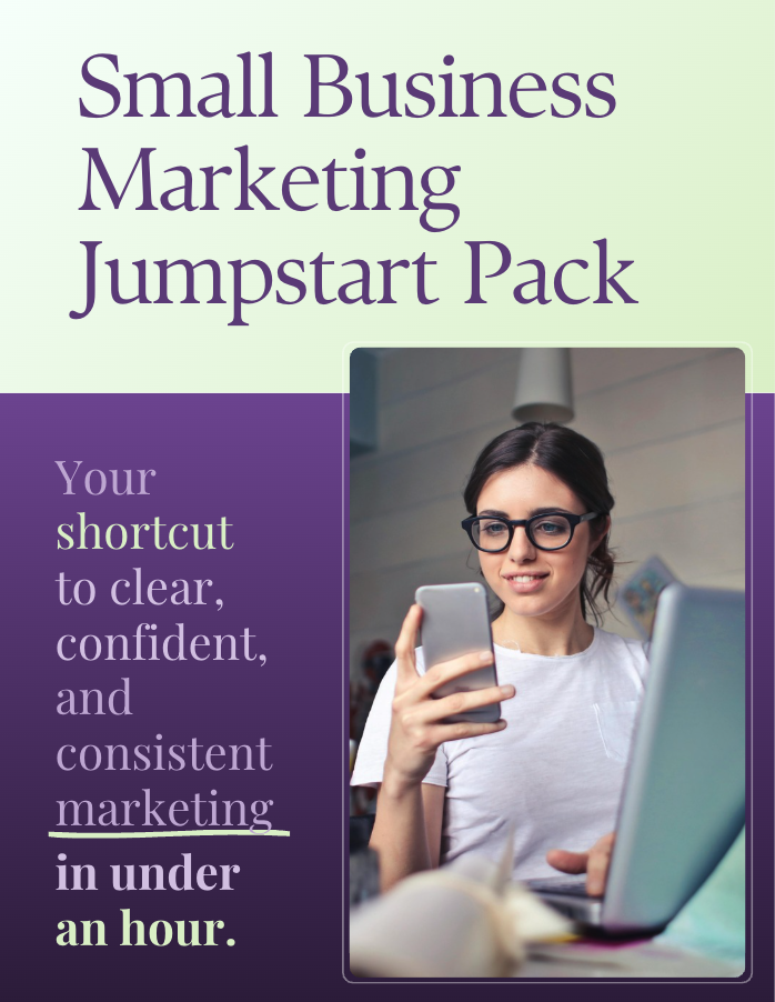 small business marketing jumpstart pack