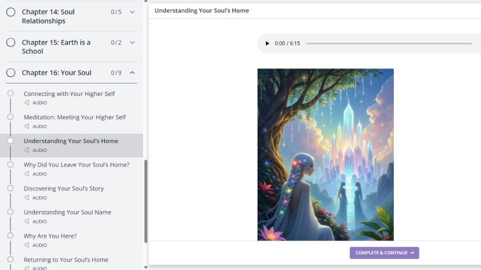A screen shot of the lessons in stage 3 course