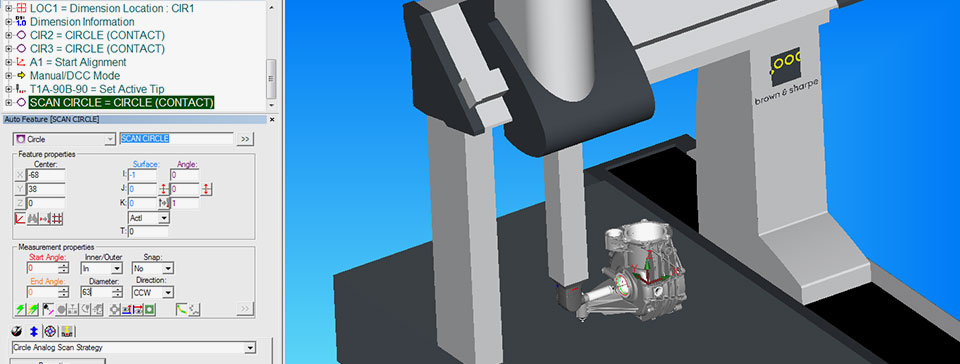 Learning to use PC-DMIS LEVEL 2 with Analog Scanning