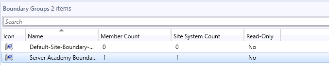 sccm boundary group site assignment