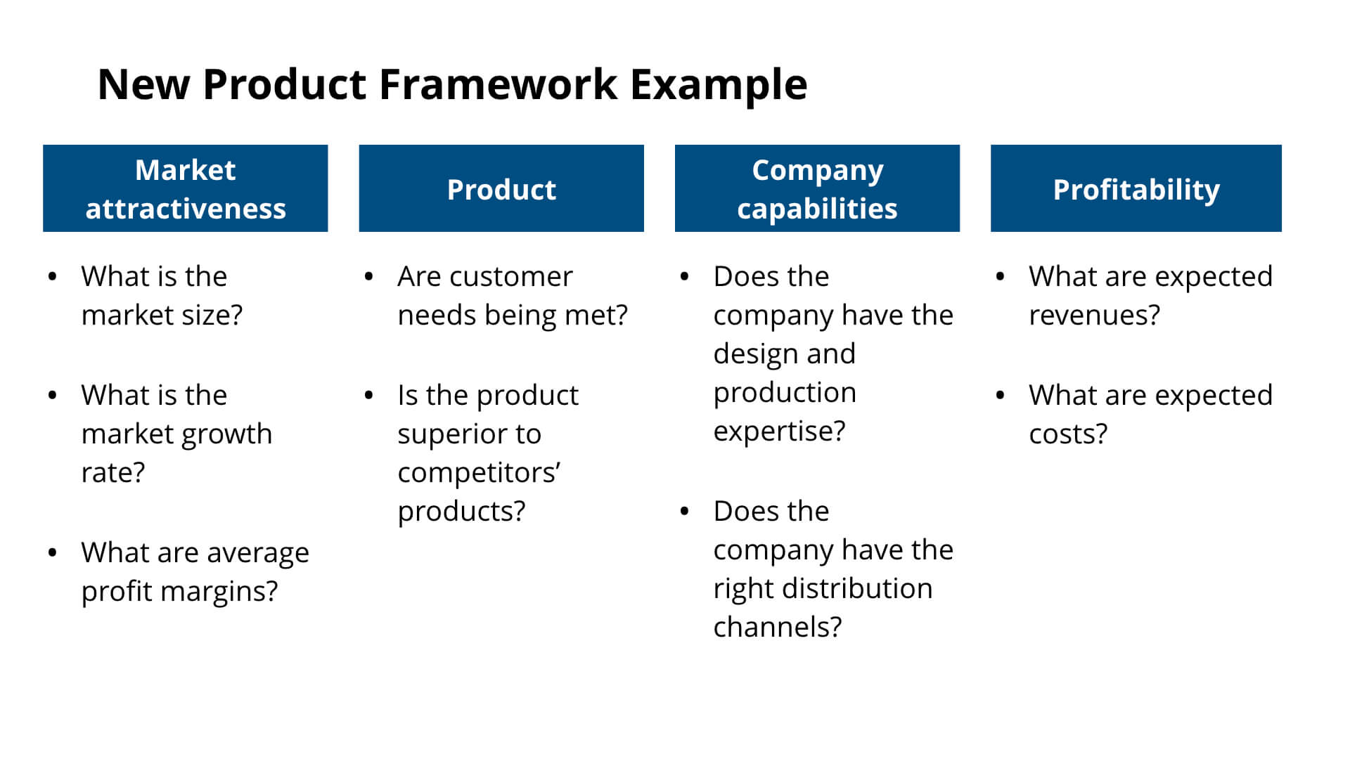 product manager case study framework