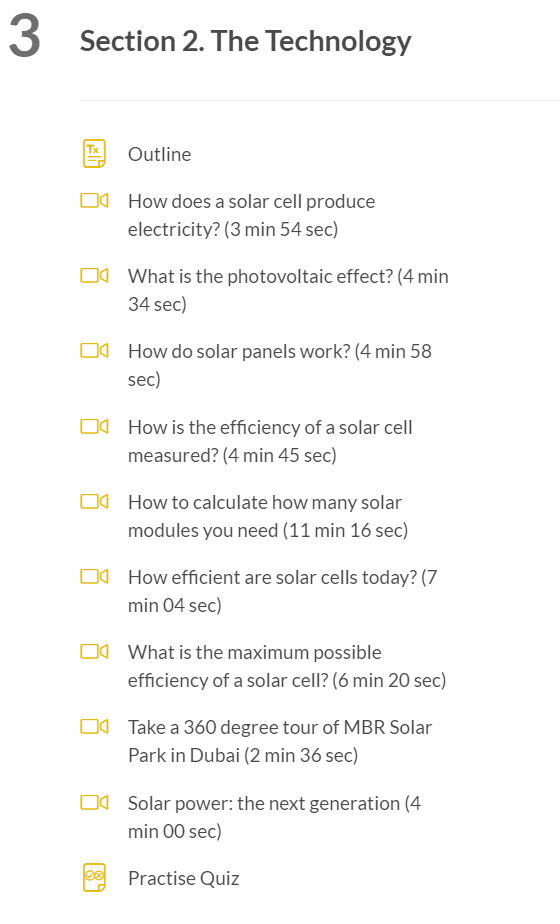 Technology of Solar Energy