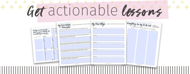 Get actionable lessons