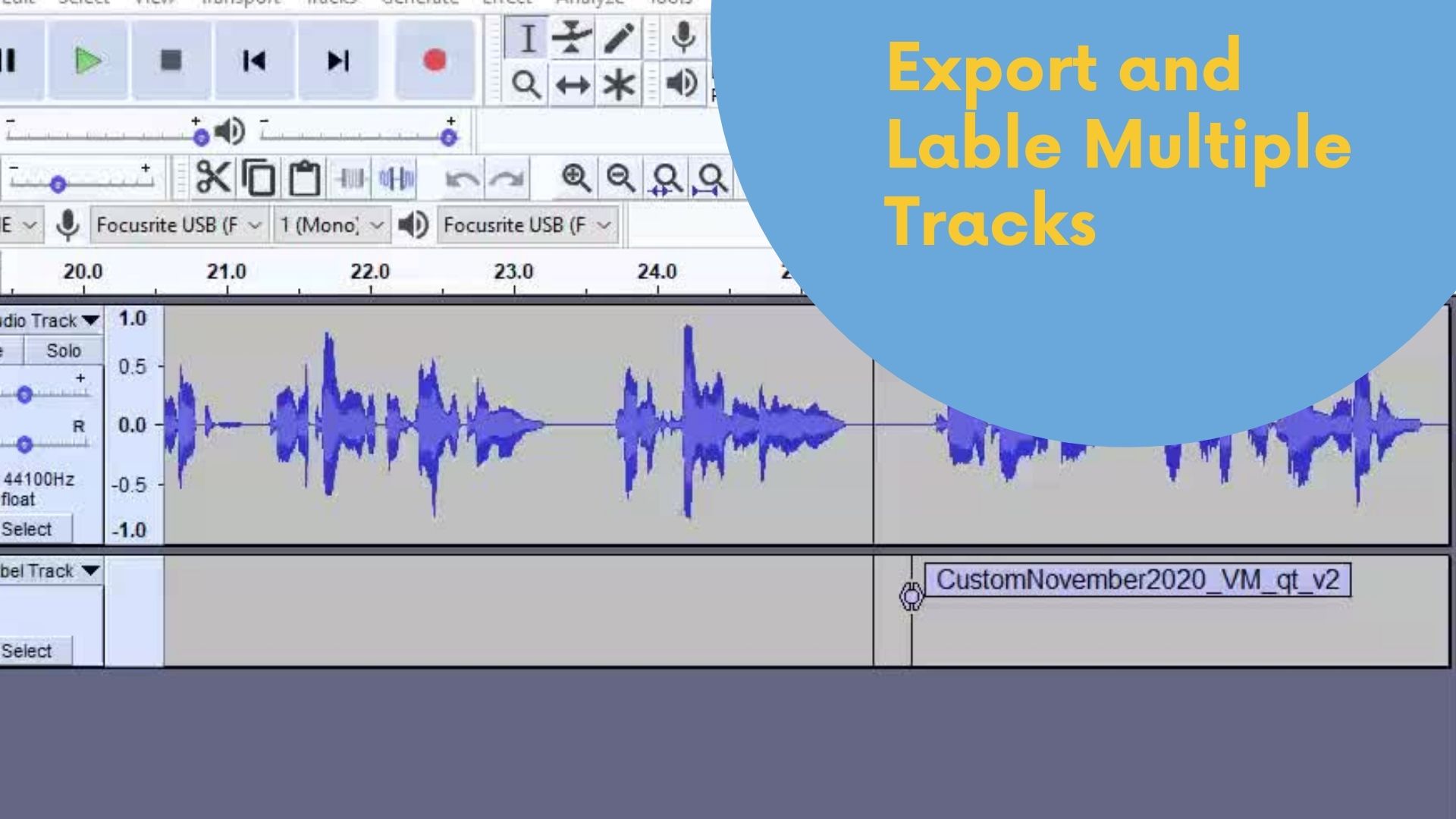 Advanced Editing and Mastering with Audacity