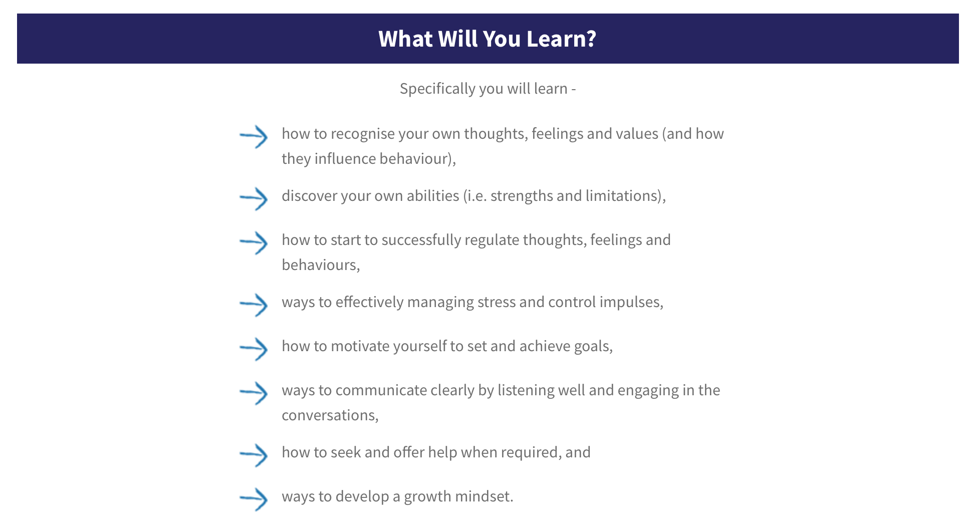 Untangling Emotional Literacy Course