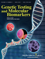 Cover for Genetic Testing and Molecular Biomarkers