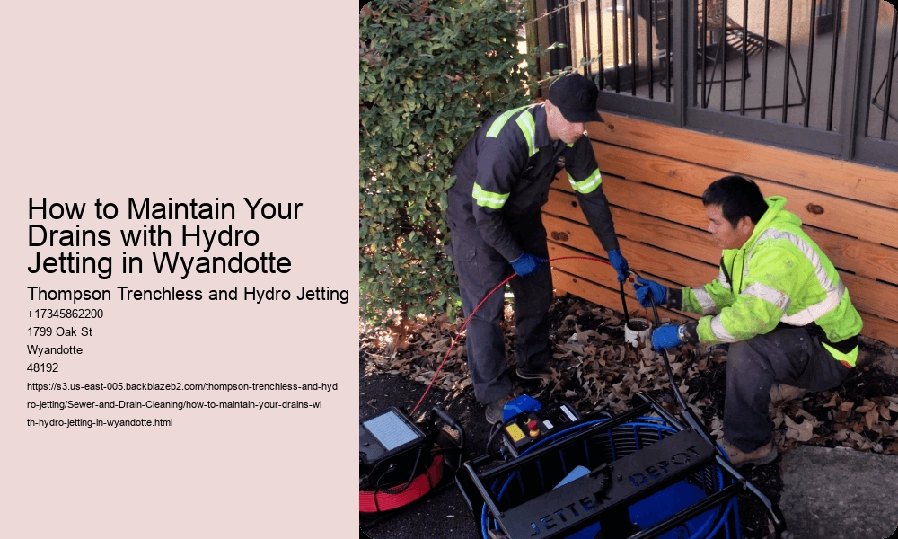 How to Maintain Your Drains with Hydro Jetting in Wyandotte