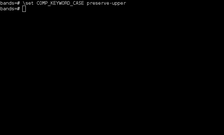 preserve the case but default to upper