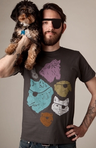 Animals with Eyepatches! Yes!, Was $12.95 - Now $8.99! + Threadless Collection