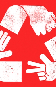 Rock Paper Scissors Recycled