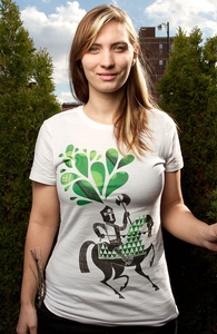 Green Fluff, Esther's Designs + Threadless Collection