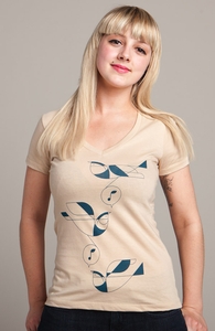 I Will Support You: Girly Organic V-Neck Select, Select Girly on Sale + Threadless Collection