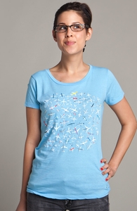 104 Airplanes, Select Girly Pima Tee, Select Girly on Sale + Threadless Collection