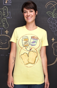 The Venn of PB&J, Julia's Designs + Threadless Collection