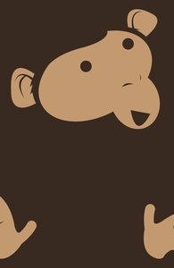 Hanging Monkey: Threadless Nylon Tote