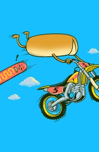 Motocross Accident, Humor + Threadless Collection