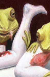 Frogs Eating Human Legs, Animals + Threadless Collection