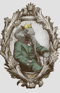 Royal Portrait, 1931, Animals + Threadless Collection