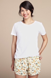 Feathered Social: Girly Poplin Shorts, Select Girly + Threadless Collection