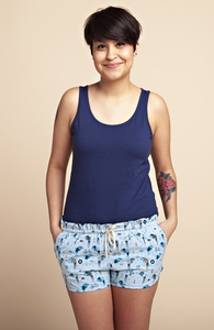 Flipsters: Girly Poplin Shorts, Select Girly + Threadless Collection