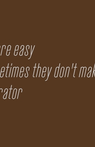 Haikus Are Easy, But Sometimes...