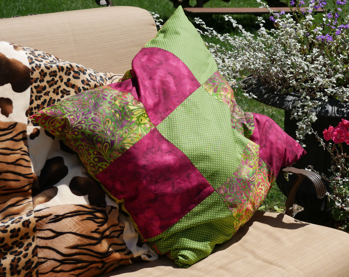 How to Make a Comfy Custom Patchwork Pillow Threads