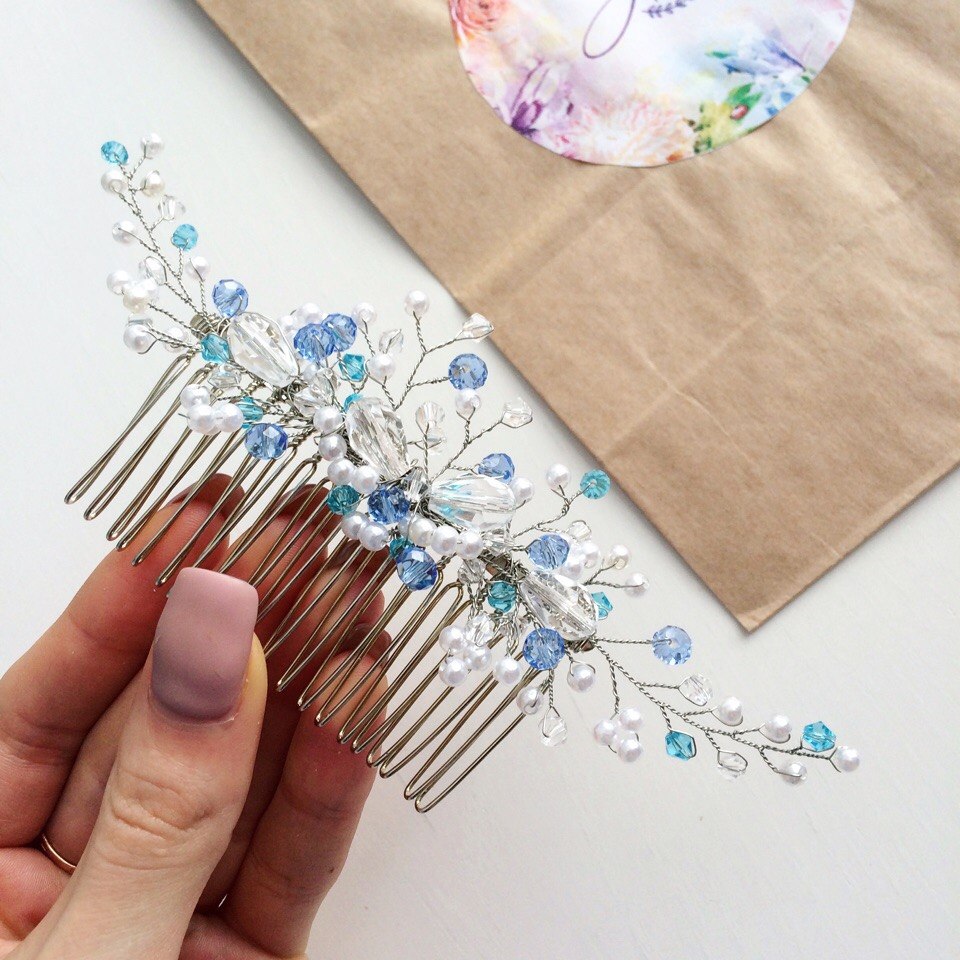 How to Make a Beautiful Bridal Comb Threads