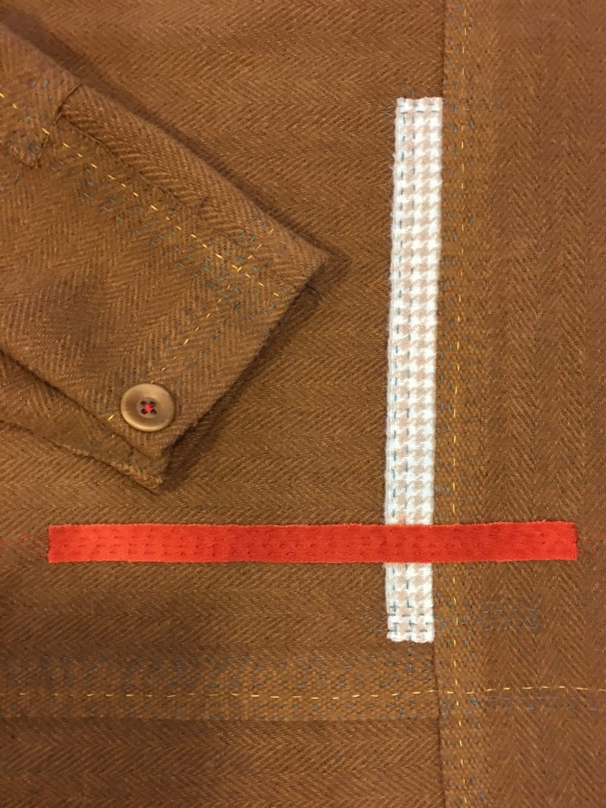 Hand Stitched Sweatshirt Threads