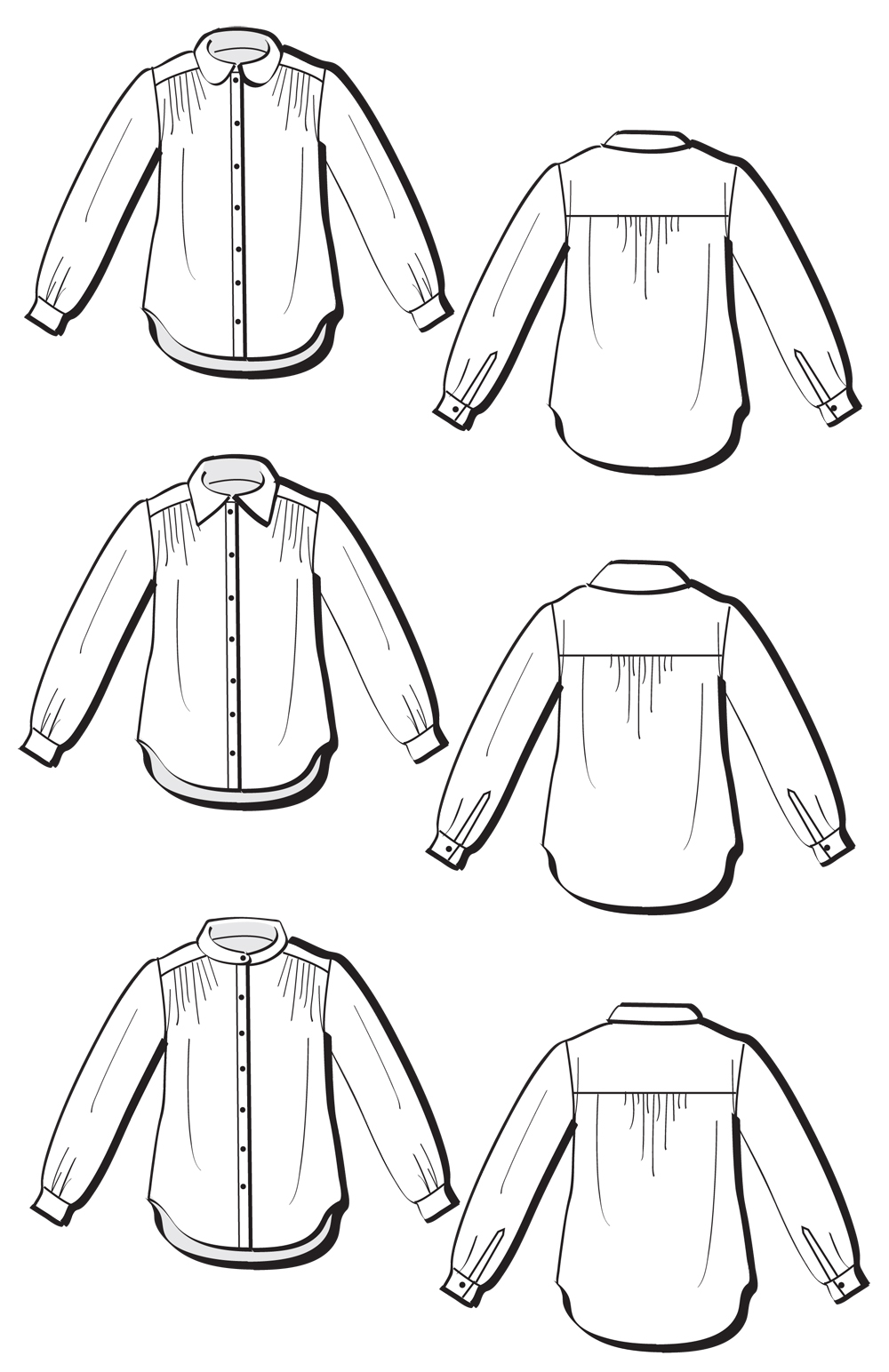 Pattern Review Simplicity 1279 Collared Shirts Threads