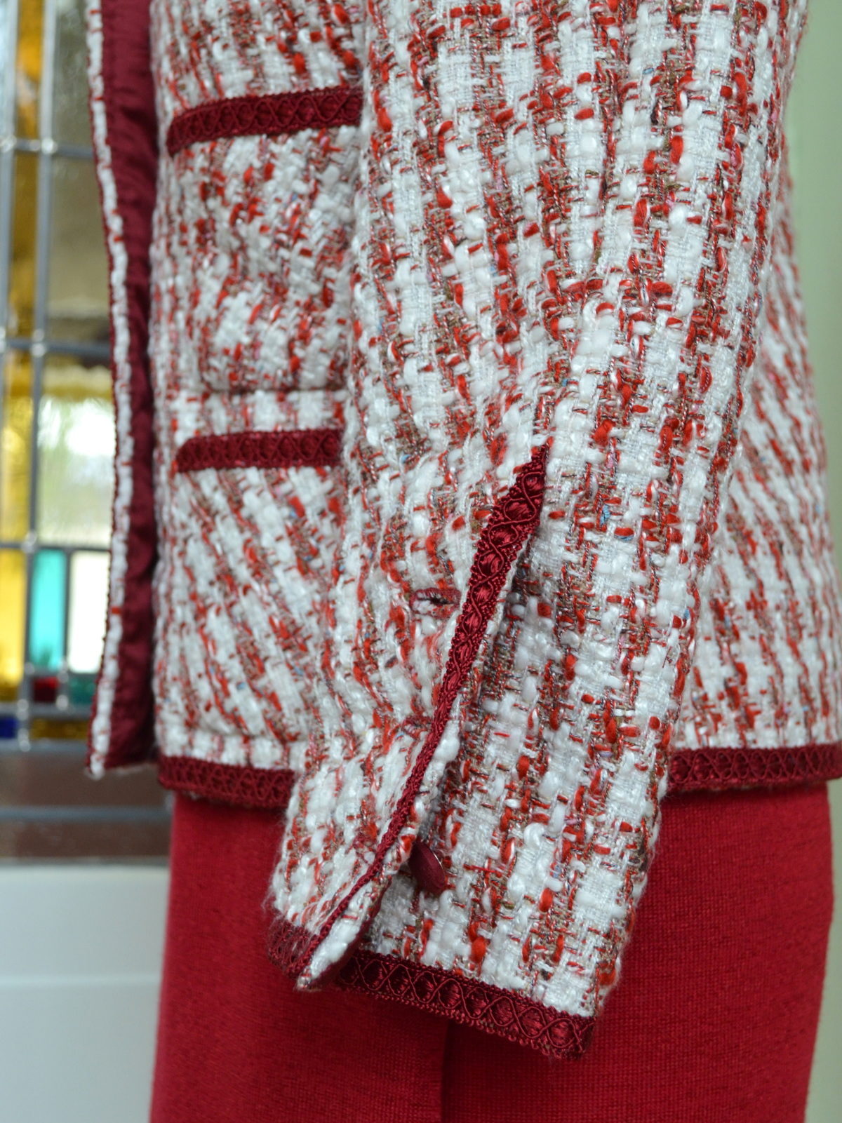 French Jacket quilted jacket Vogue 8804 Threads