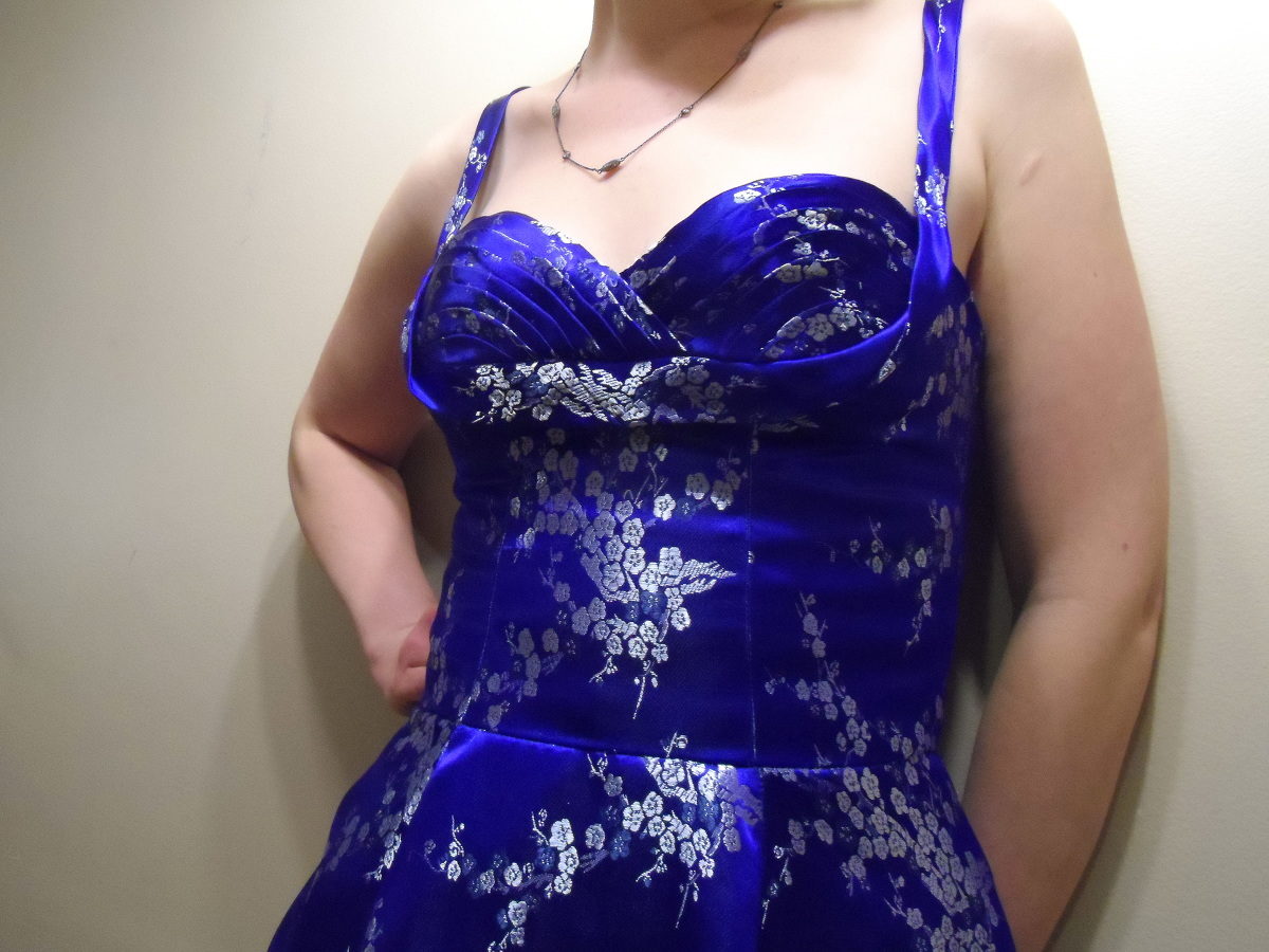 Brocade Shelf Bust Dress Threads