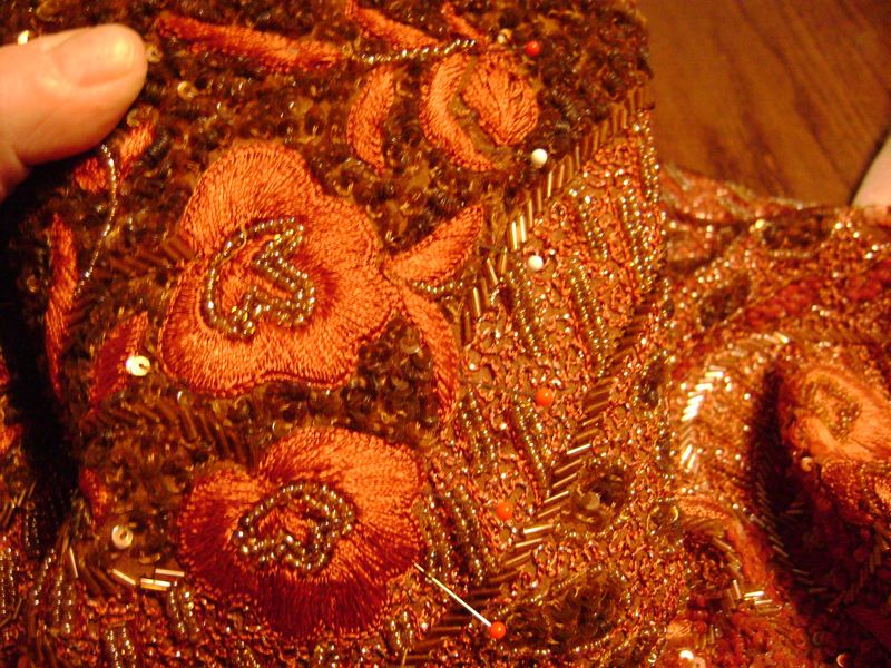 Working with Embellished Fabrics, Part I Threads