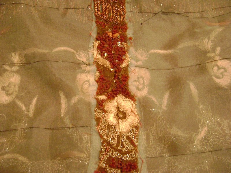 Working with Embellished Fabrics, Part I Threads