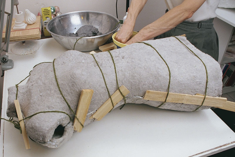 Molded PapierMâché Form Threads