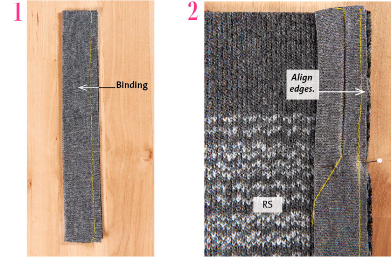 How to Bind Seams on Sweater Knit Fabrics Threads