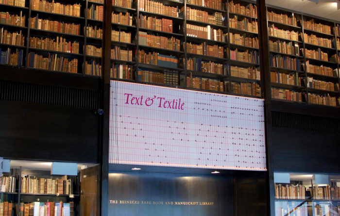 Text & Textile exhibition