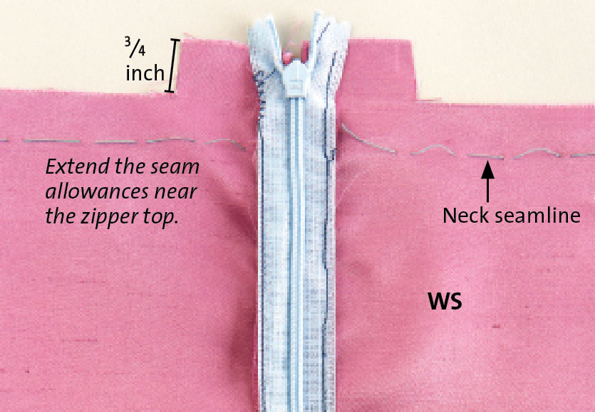 How to Conceal a Zipper Pull Sewing Saves Threads