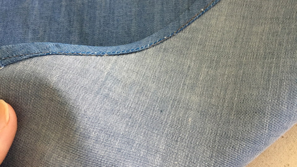 Creating a Beautiful Shirt Hem - Threads