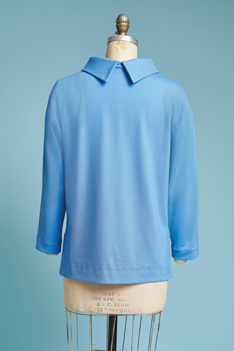 Mark the garment’s center back.