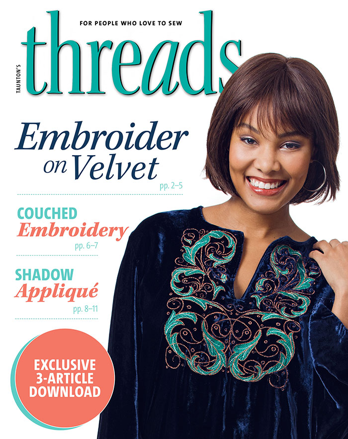 Get your FREE 3article download from Threads Magazine Threads White