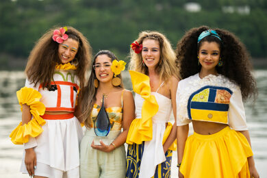 Kristine Otero with her winning design collection