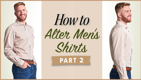 Alter a Men's Shirt: Make a Collar 