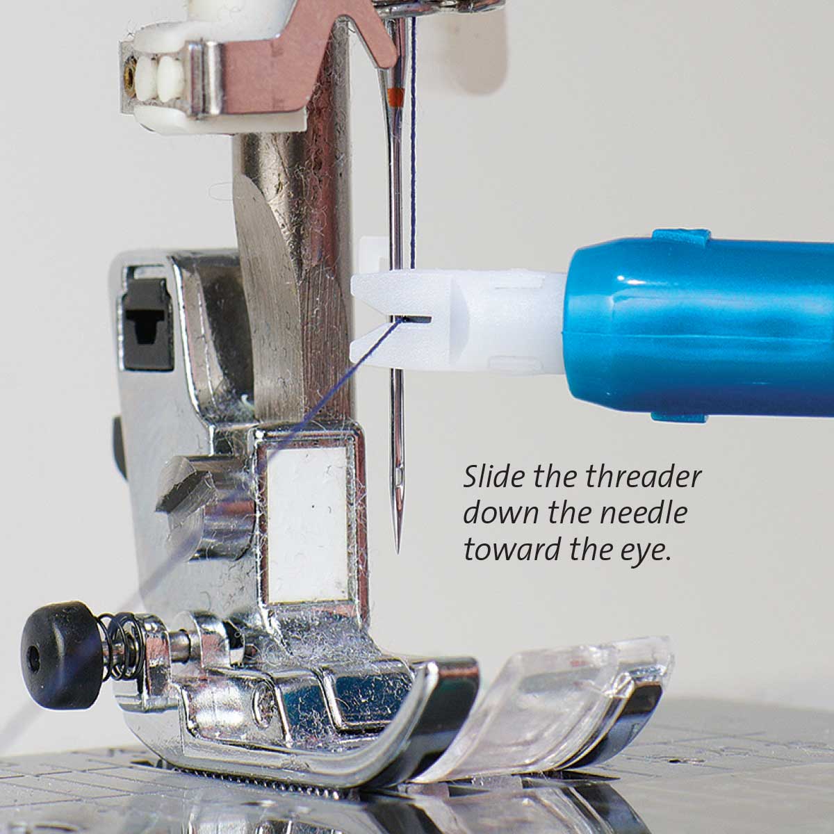 Push and Pull Needle Threaders for Hand and Machine Sewing Threads