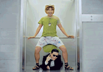 Gangnam Style Elevator Guy