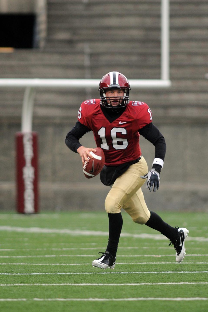 Senior quarterback Collier Winters suffered a hamstring injury in the season opener against Holy Cross, and has not appeared since. According to his tweets, it appears that he will miss this week's game at Cornell as well.