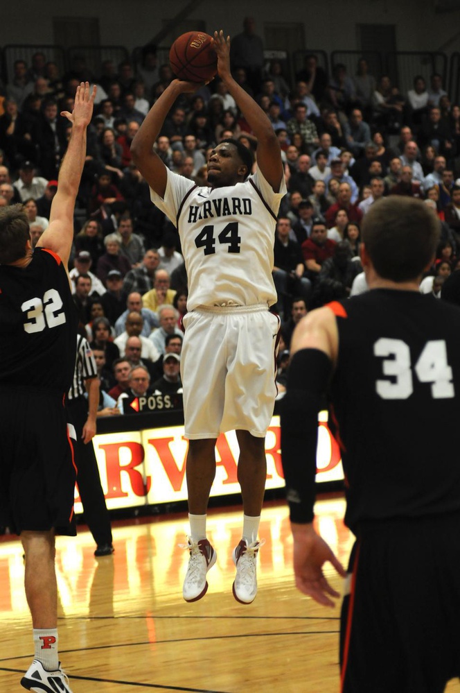Co-captain Keith Wright, shown here in action against Princeton on Friday night, was chosen to play at this year's Portsmouth Invitational. 